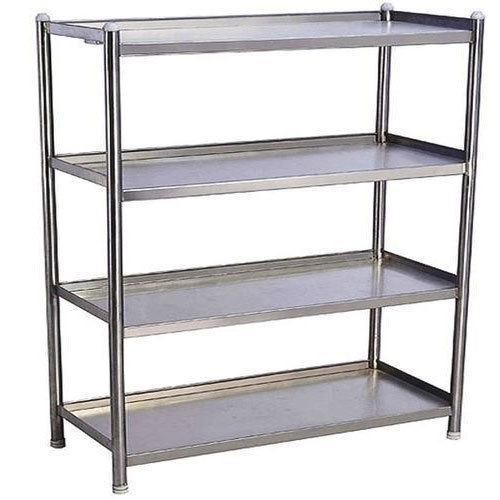 Silver Stainless Steel Kitchen Rack