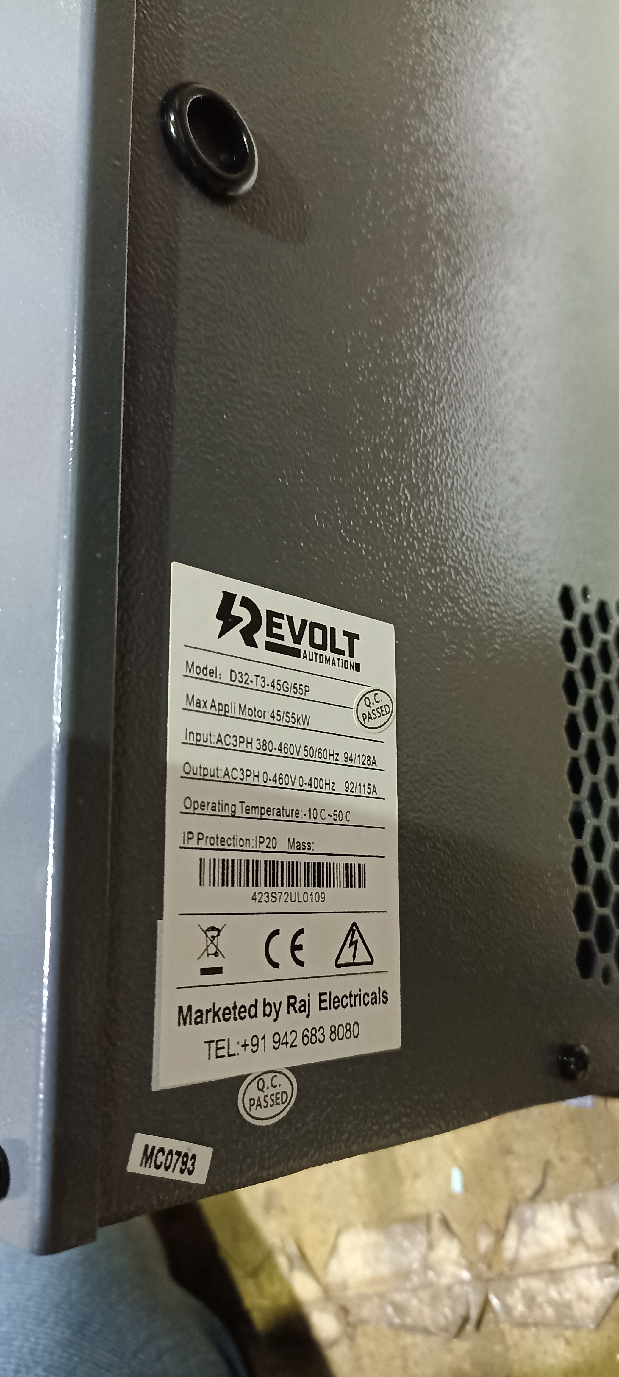 REVOLT 45-55 KW AC DRIVE