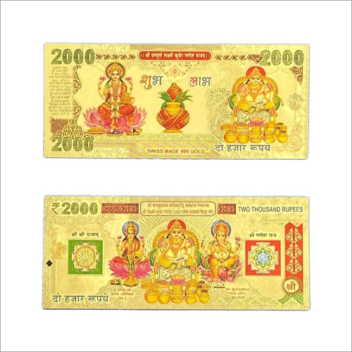 Multicolor Gold Plated Notes