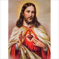 Jesus Christ Poster For Christmas - Finest Quality Paper, Multicolor | Antibacterial, Durable, Eco-friendly, Lightweight, Uv Resistant