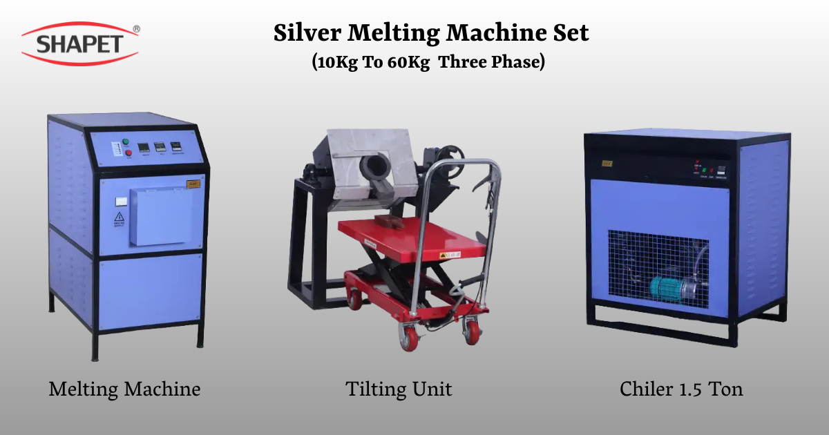 Induction Melting Machine With Tilting Unit