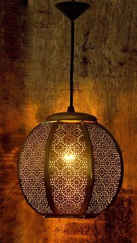 Gold Metal Ceiling Lamp