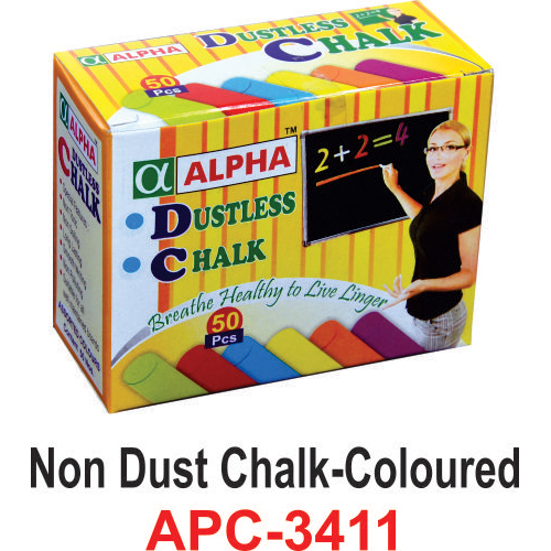 Non Dust Chalk- Coloured