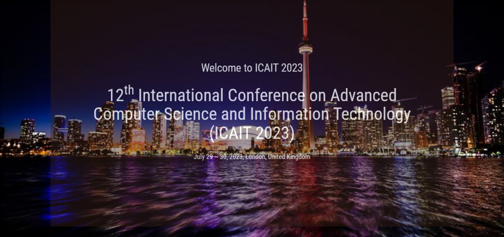 International Conference on Advanced Computer Science and Information Technology (ICAIT)