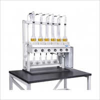 Multicolor Six Place Kjeldahl Distillation Apparatus