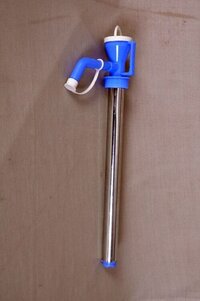 Kitchen Oil Pump - 50 Lpm Flow Rate, 15 Inch Stainless Steel Design | Manual Hand Pump For Easy Liquid Transfer