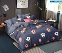 Glace Cotton Printed Bed sheets