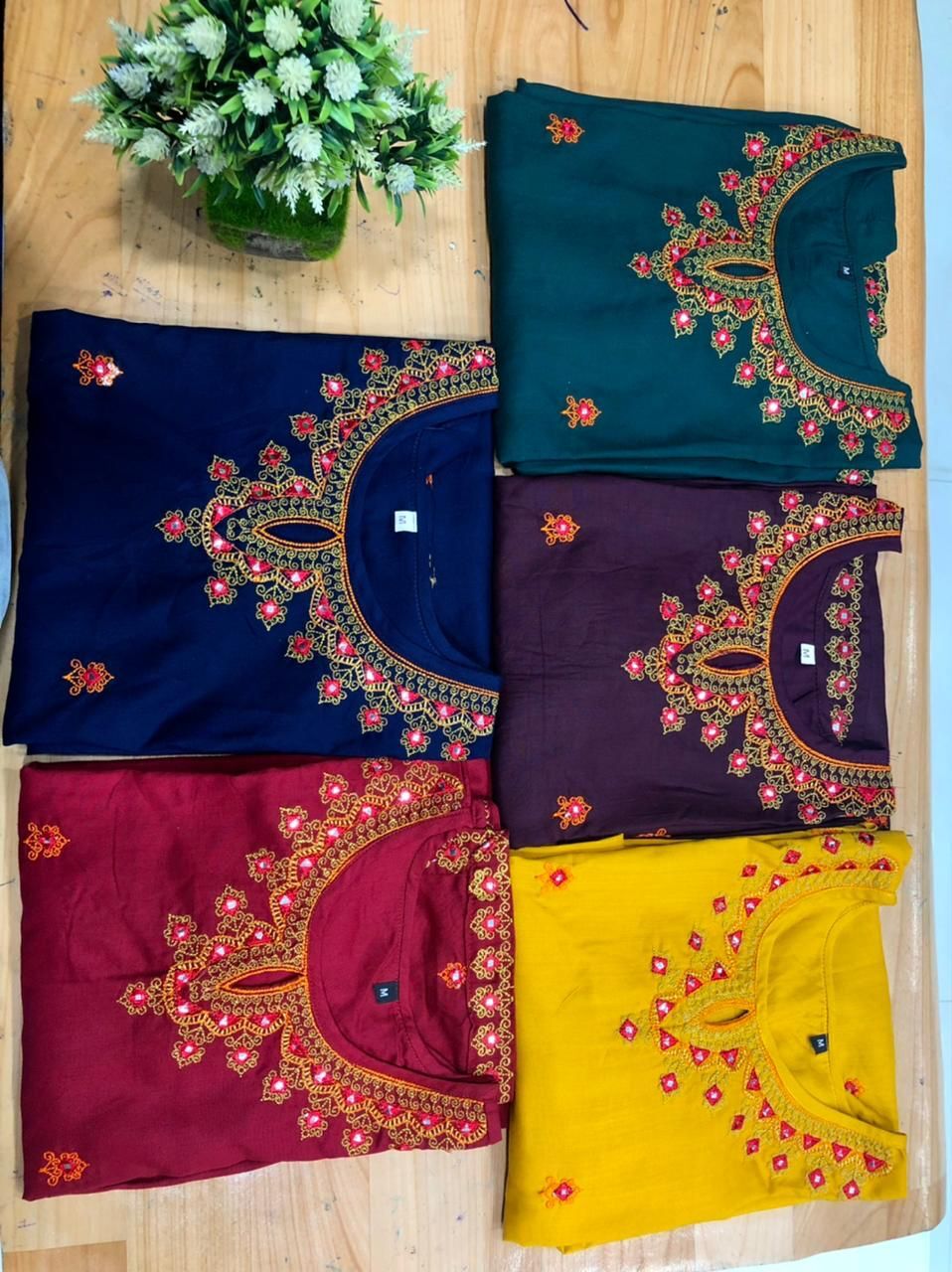 Kiya Purple Rayon Kurti