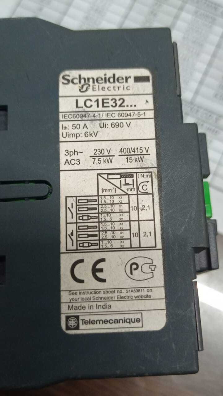 SCHNEIDER LC1E 32 CONTACTOR
