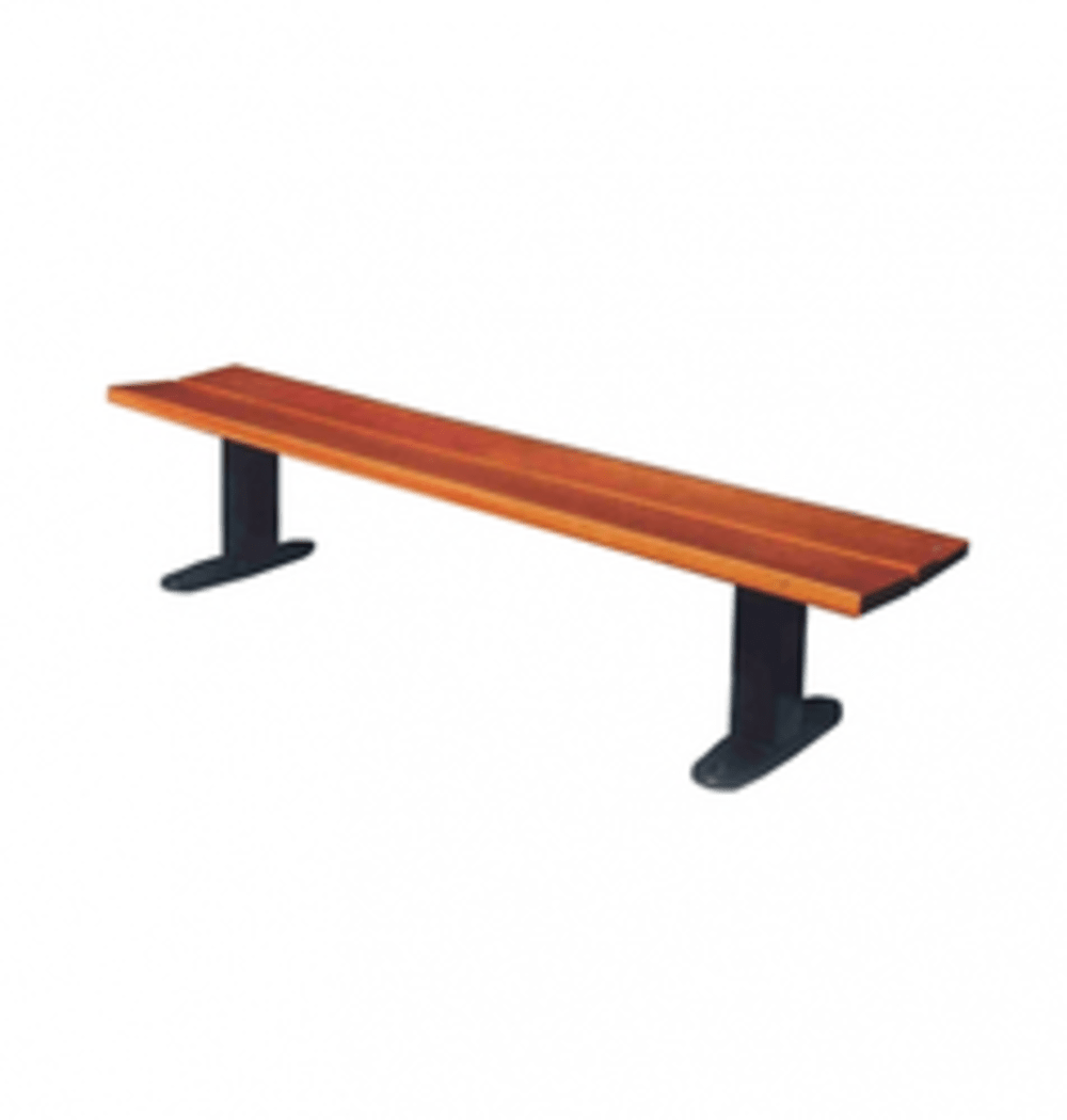 Wooden Top Garden Bench