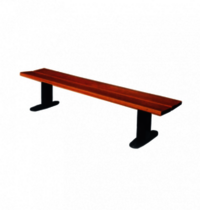 Wooden Top Garden Bench