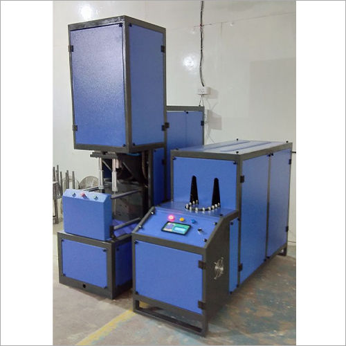 Blue Automatic Pet Bottle Blowing Machine