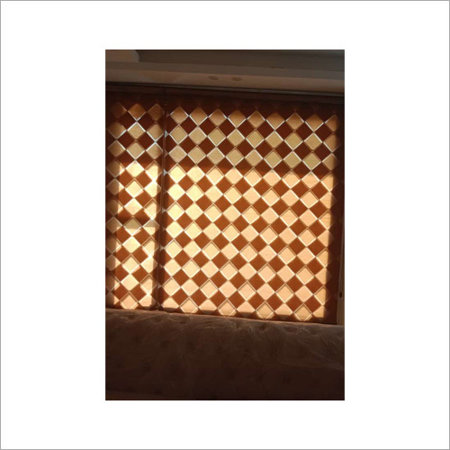 Motorized Zebra Blinds - Polyester Material, Multicolor, Roller Type | Anti-Static, Anti-UV, Blackout, Eco-Friendly, Tear-Resistant