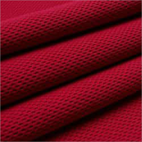 Knitted Fabric - Soft Texture, Red Color, Plain Pattern | Hand Wash & Machine Washable, Suitable for All Seasons