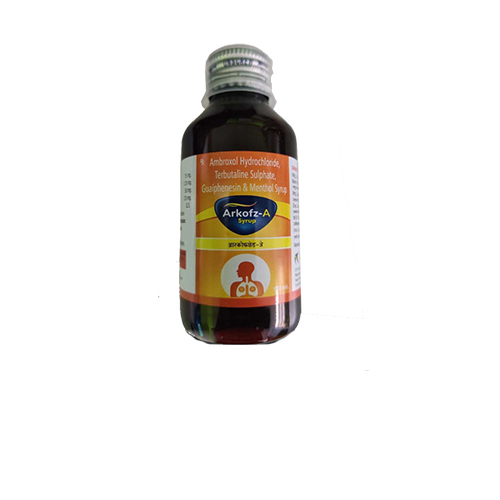 Ambroxol Hydrochloride Terbutaline Sulphate Guaiphenesin And Menthol Syrup