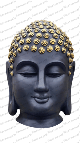 All Buddha Head Fiber Statue