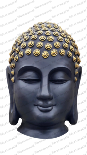 Buddha Head Fiber Statue