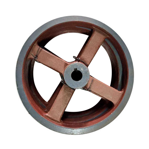 Brown 14 Inch Cast Iron Pulley