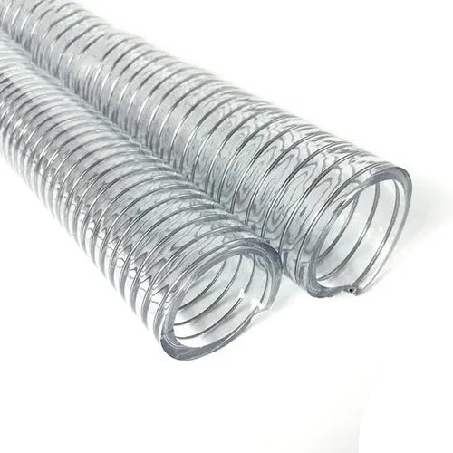 Wire Thunder Hose - Plastic Available in Different Sizes Gray | Industrial Use Round Shape Warranty Included