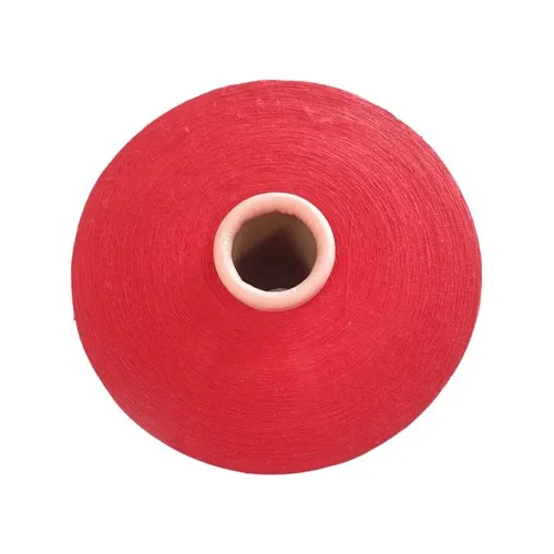 10 Red Cotton Yarn - 100% Cotton Carded | Washable and Versatile for All Your Craft and Knitting Needs