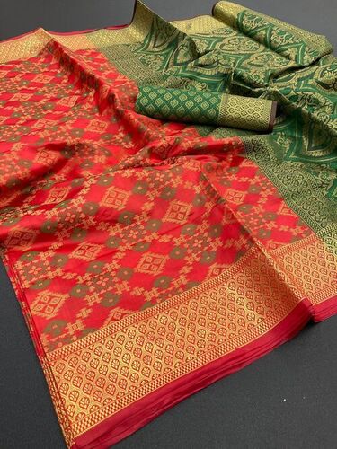 Poonam Red Patola Silk Saree