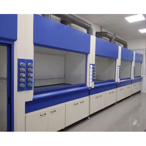 Blue-White Laboratory Fume Hood