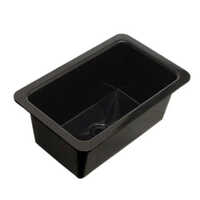 Laboratory Pp Sink - Pp Material, 24" X 18", Black Color | Durable, Easy To Clean, Moisture Proof, Powder Coated Finish, 1-year Warranty