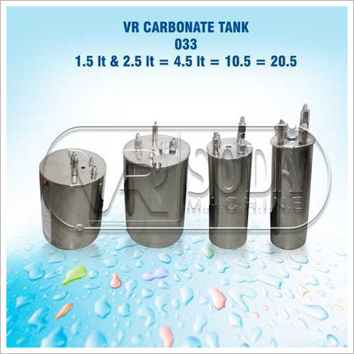 Silver Vr Soda Carbonator Tank