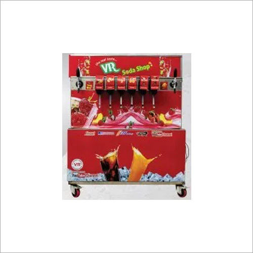 Semi-automatic 900 Glass Mobile Soda Machine