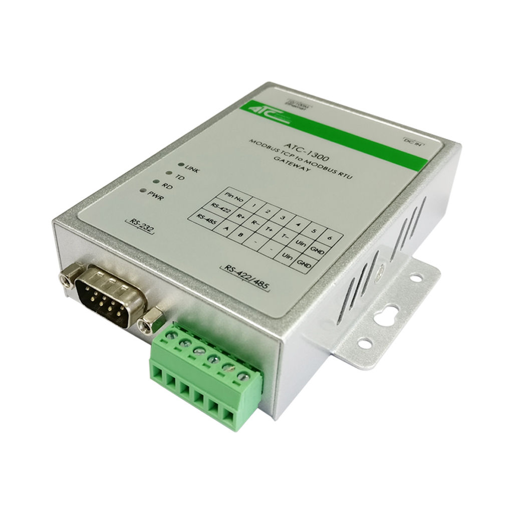 ATC-1300 Modbus Gateway PLC /HMI/IO TC IP to RS-232/RS-485/RS-422 Converter