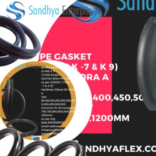 PVC Pipe Rubber Gasket Manufacturer, Supplier In Telangana