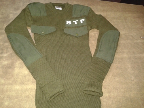 military sweater By K. D. HOSIERY MILLS