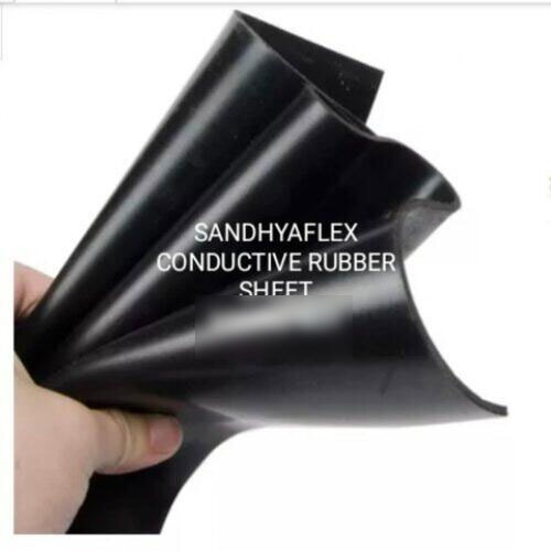 Plain Rubber Sheet - Color: Black