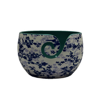 Aluminium Blue Leaf Yarn Bowl