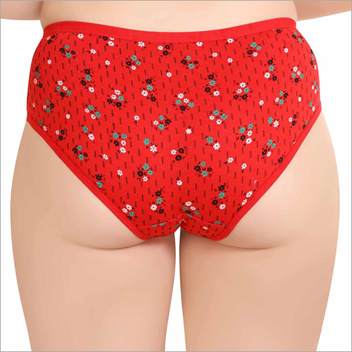 Printed Orange Panties