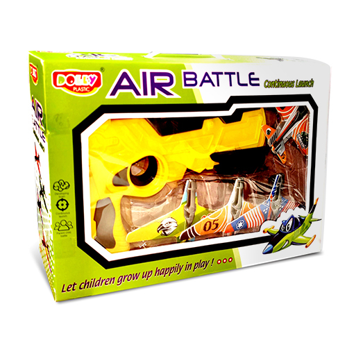 Air Battle - High-Quality Plastic, Portable & Lightweight 6 Pc Board Game | Enhances Motor Skills, Concentration & Learning for Children
