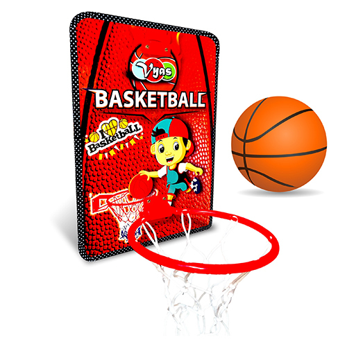 Basket Board and Ball Wooden