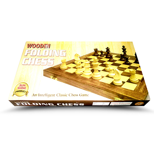 Folding Wooden Chess