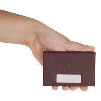 Stainless Steel Business Card Holder CH 06 Coffee