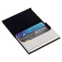 Stainless Steel Business Card Holder CH 06 Coffee