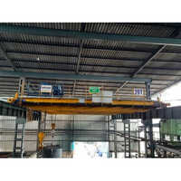 Double Girder Overhead Traveling Cranes - Color: Yellow