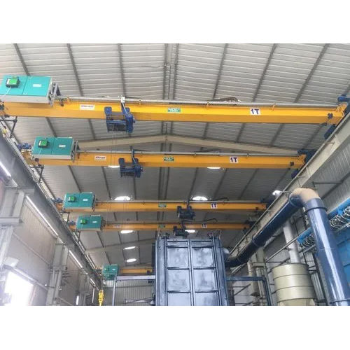 Yellow Single Beam Eot Crane