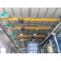 Single Beam Eot Crane - 5-10 Tons Lifting Capacity, New Electric Power Source, Yellow Finish For Industrial Applications