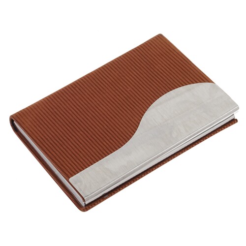 Stainless Steel Business Card Holder CH 08 Curve