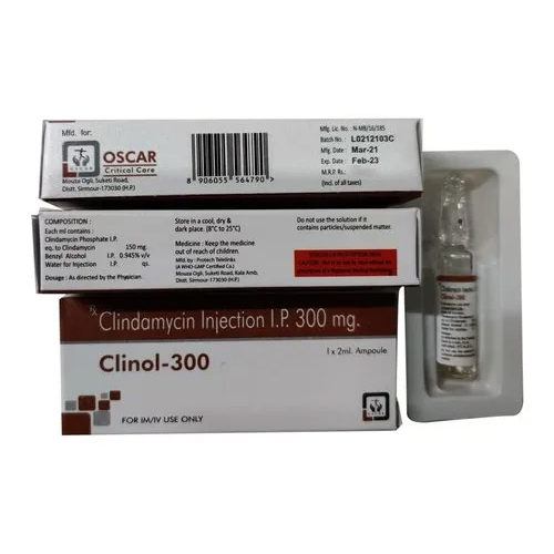 Clindamycin Injection Ip 300 Mg - Physical Form: Liquid