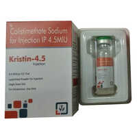 Colistimethate Sodium Injection Ip - 4.5miu Vial, Liquid Form, Recommended For Adults, Requires Prescription, Who-gmp Certified