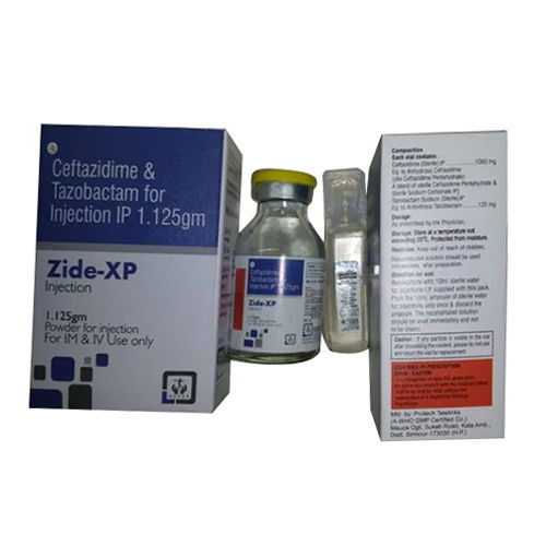 125gm Ceftazidime And Tazobactam Injection IP