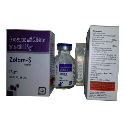 1.5gm Cefoperazone With Sulbactam Injection