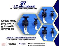 Double Jersey Jacquard Yarn Guide with Ceramic Bar