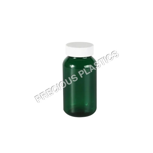 Plastic Green Pet Tablet Bottle